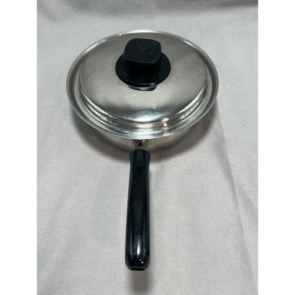 Vintage Vita Craft 5201 Penta-Ply 1.5 Qt Saucepan Skillet w/ Vapor Lid USA Made